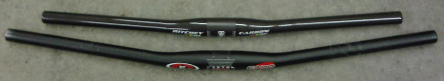 Ritchey WCS Carbon Flat Bar Width Comparison