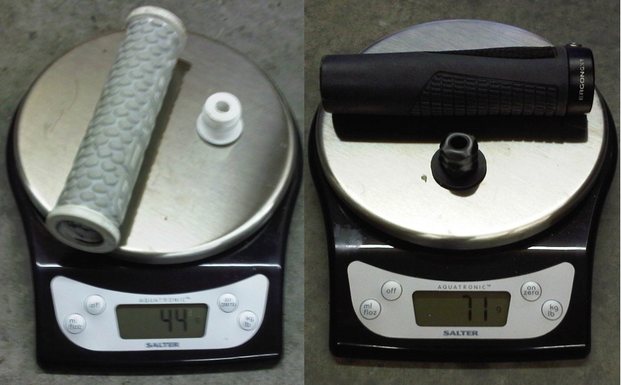 Grip Weight Comparison