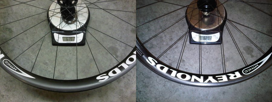 Reynolds MTN-C wheel weights