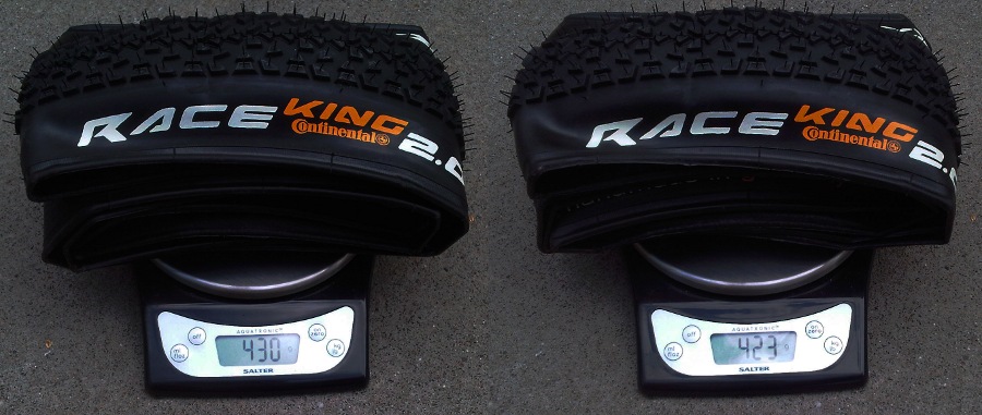 Continental Race King 2.0 Weight