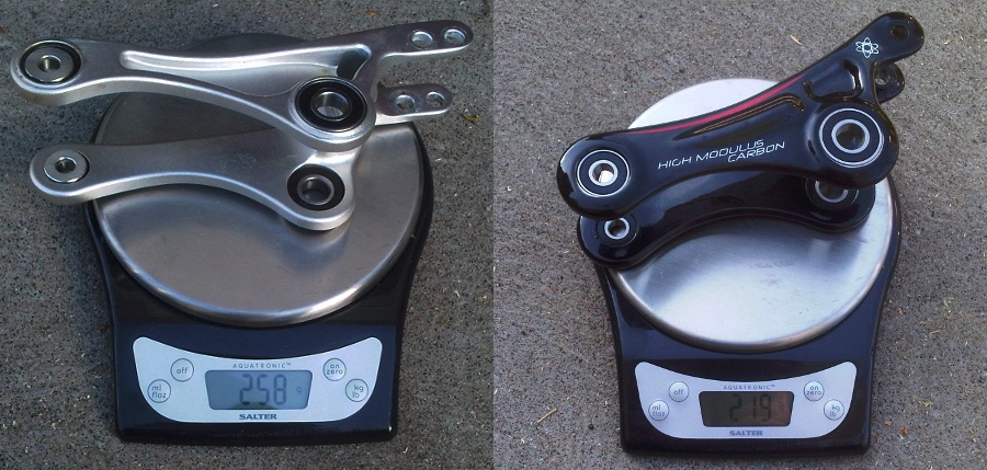 Carbon vs Alloy Rocker Weights