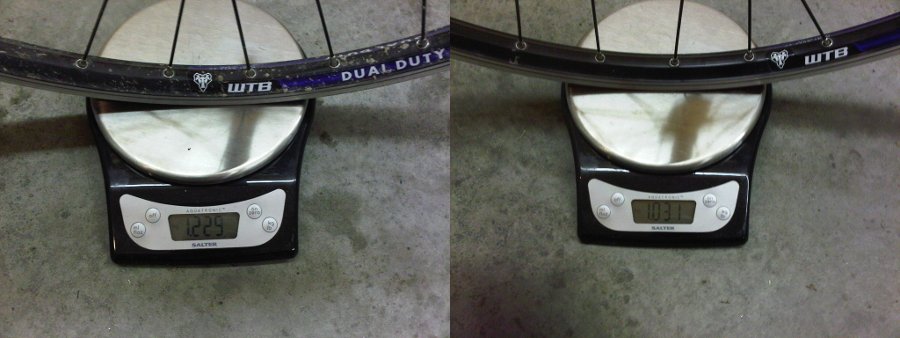 OEM WTB wheel weight